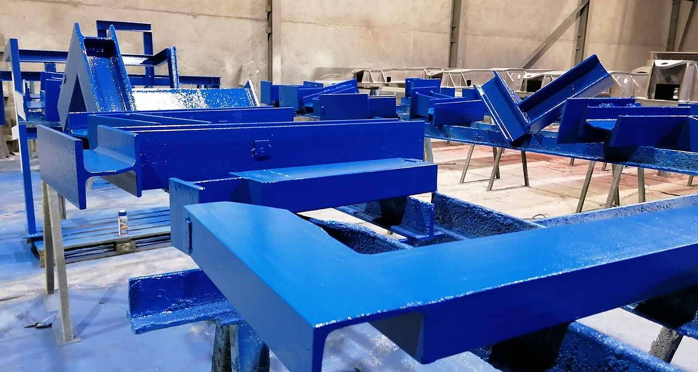 Pintura industrial para estructuras metálicas Pintura industrial para estructuras metálicas