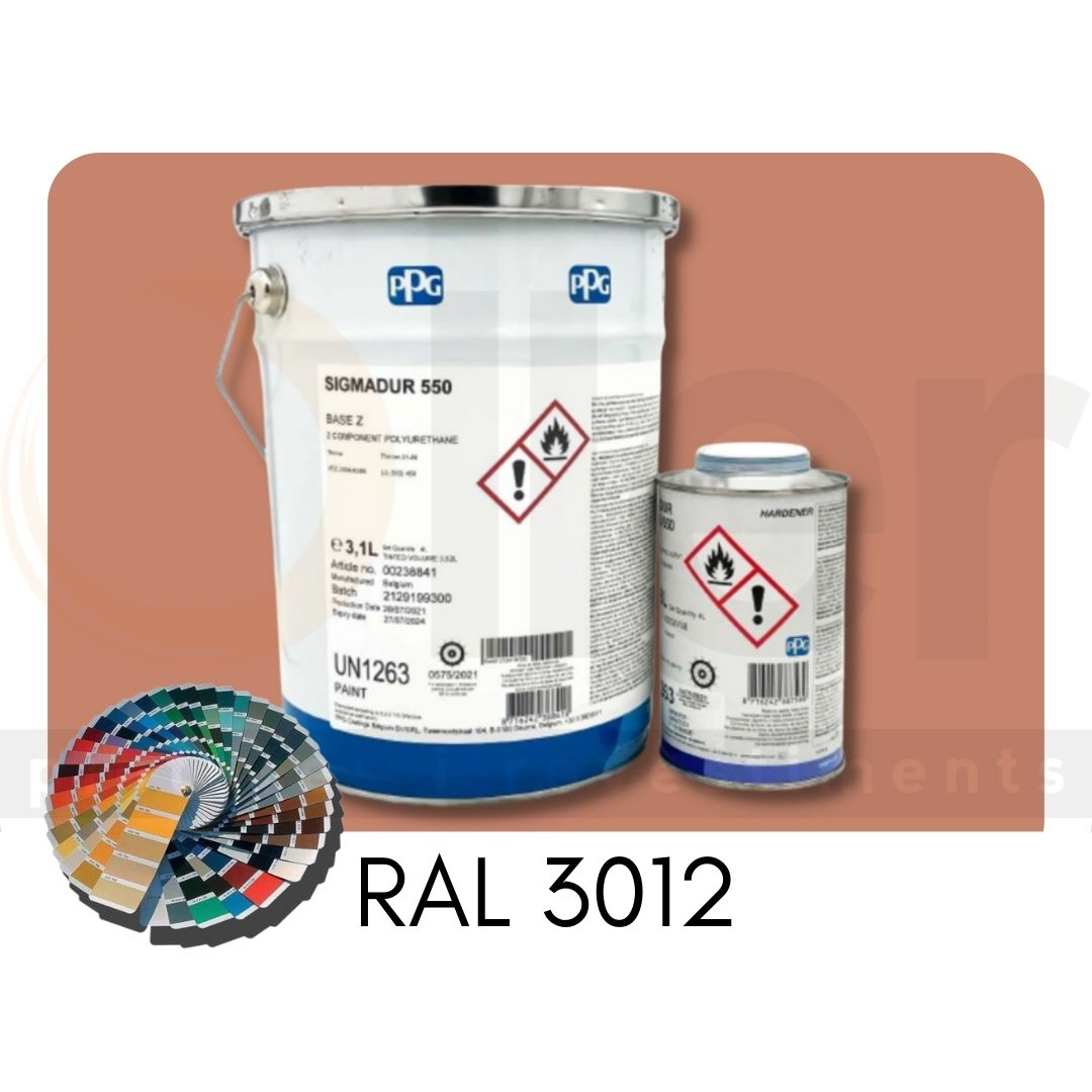 RAL 3012 Sigmadur 550 RAL Rojo Beige A+B 4L RAL 3012 Sigmadur 550 RAL Rojo Beige A+B 4L