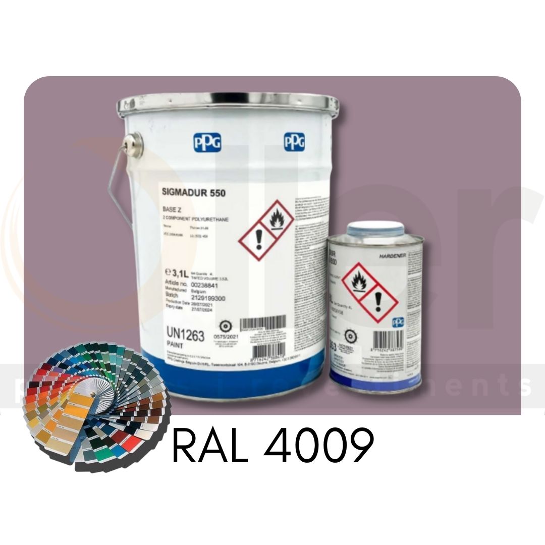RAL 4009 Sigmadur 550 RAL Violeta Pastel A+B 4L RAL 4009 Sigmadur 550 RAL Violeta Pastel A+B 4L