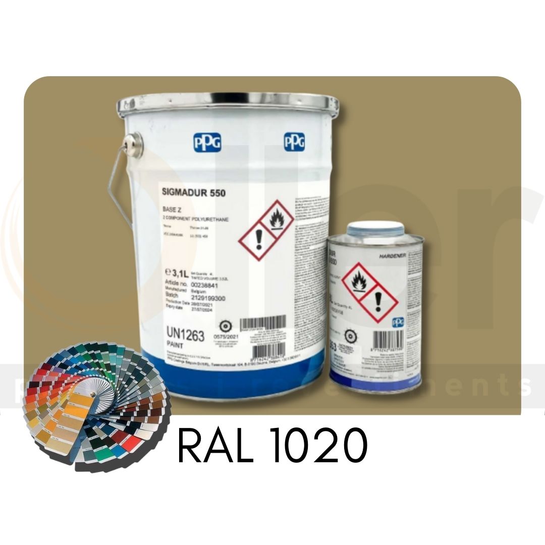 RAL 1020 Sigmadur 550 RAL Amarillo Oliva A+B 4L