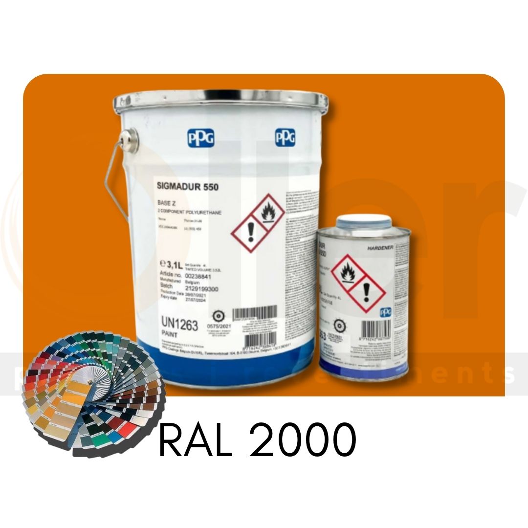 RAL 2000 Sigmadur 550 RAL Amarillo Naranja A+B 4L RAL 2000 Sigmadur 550 RAL Amarillo Naranja A+B 4L