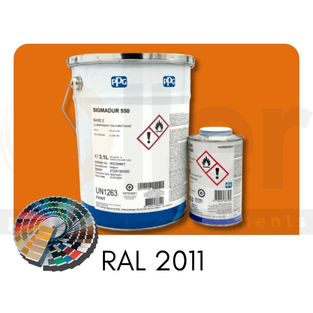 RAL 2011 Sigmadur 550 RAL Naranja Intenso A+B 4L RAL 2011 Sigmadur 550 RAL Naranja Intenso A+B 4L