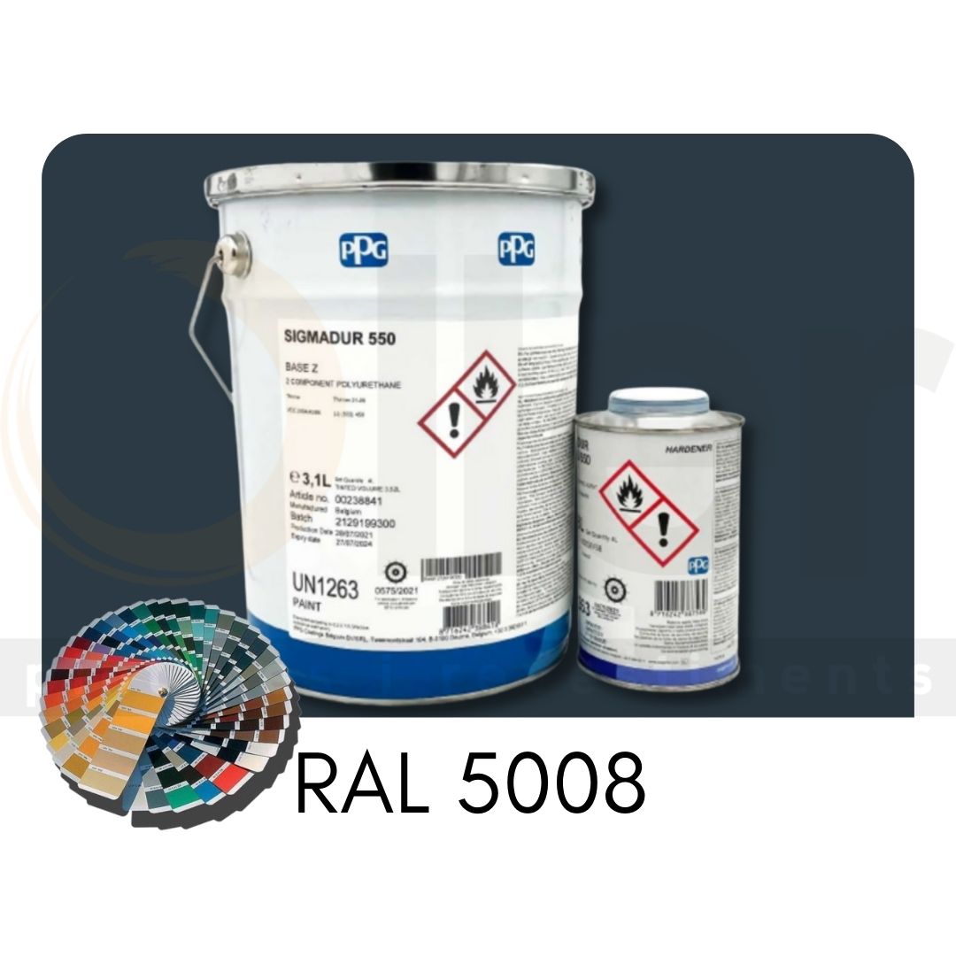 RAL 5008 Sigmadur 550 RAL Azul Grisáceo A+B 4L