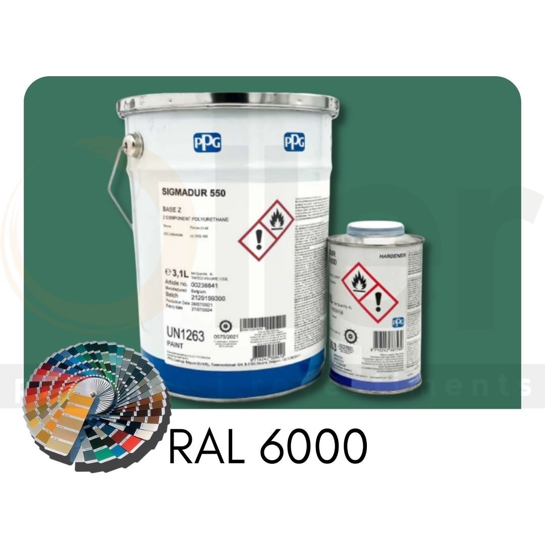 RAL 6000 Sigmadur 550 RAL Verde Patina A+B 4L RAL 6000 Sigmadur 550 RAL Verde Patina A+B 4L