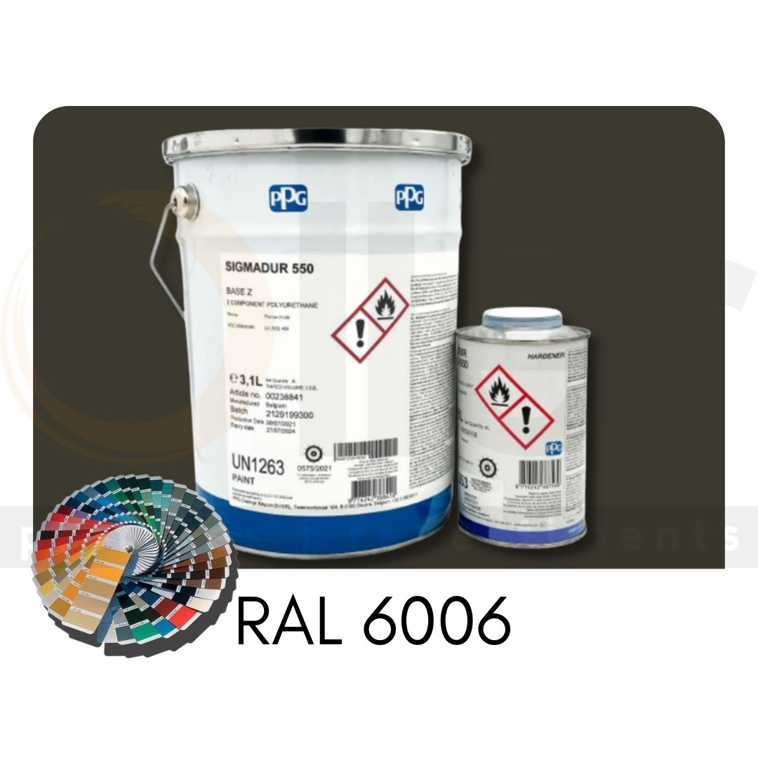 RAL 6006 Sigmadur 550 RAL Oliva Grisáceo A+B 4L