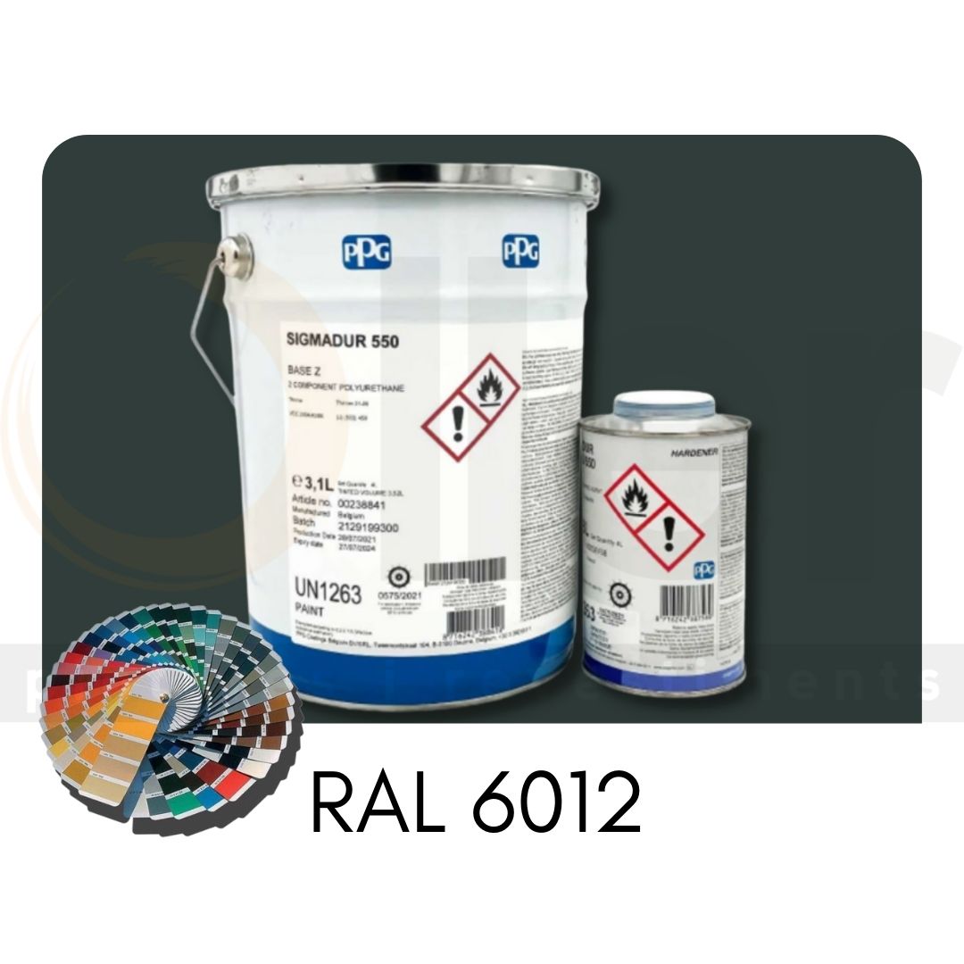 RAL 6012 Sigmadur 550 RAL Verde Negruzco A+B 4L