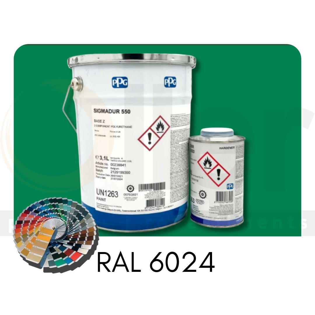RAL 6024 Sigmadur 550 RAL Verde Tráfico A+B 4L RAL 6024 Sigmadur 550 RAL Verde Tráfico A+B 4L