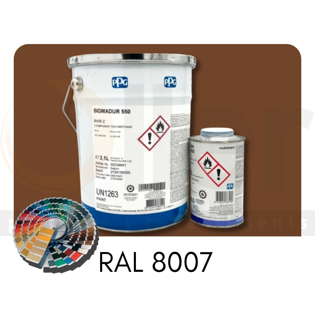 RAL 8007 Sigmadur 550 RAL Pardo Corzo A+B 4L