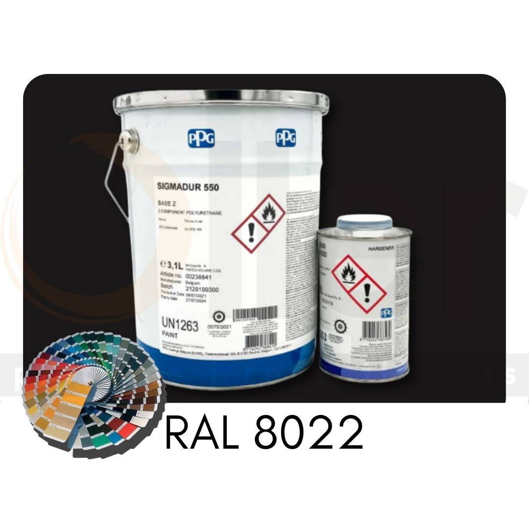 sigmadur 550 ral 8022 pardo negruzco