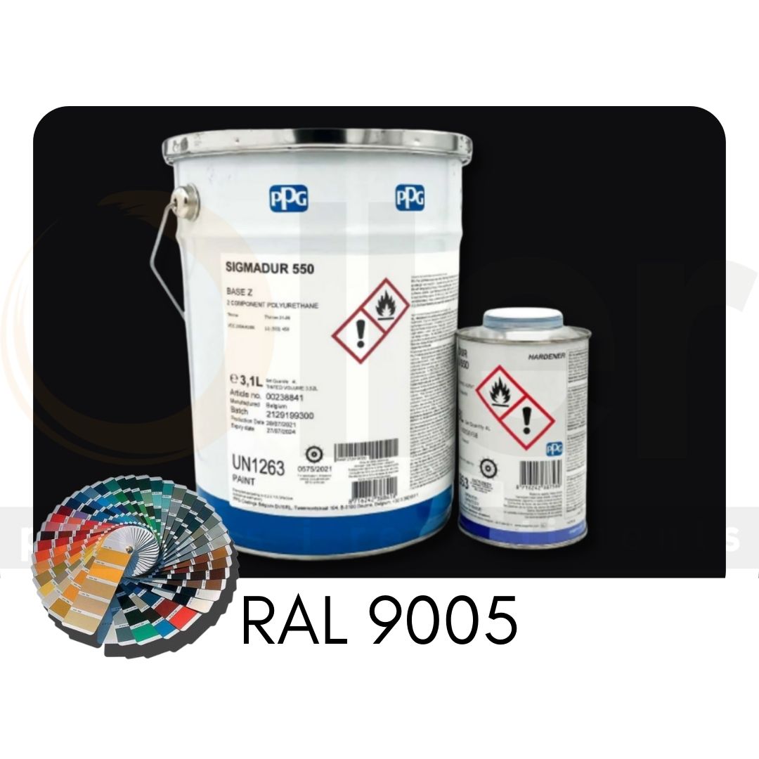 Sigmadur 550 RAL 9005 Negro Intenso A+B 4L | Esmalte poliuretano de 2 componentes Sigmadur 550 RAL 9005 Negro Intenso A+B 4L | Esmalte poliuretano de 2 componentes