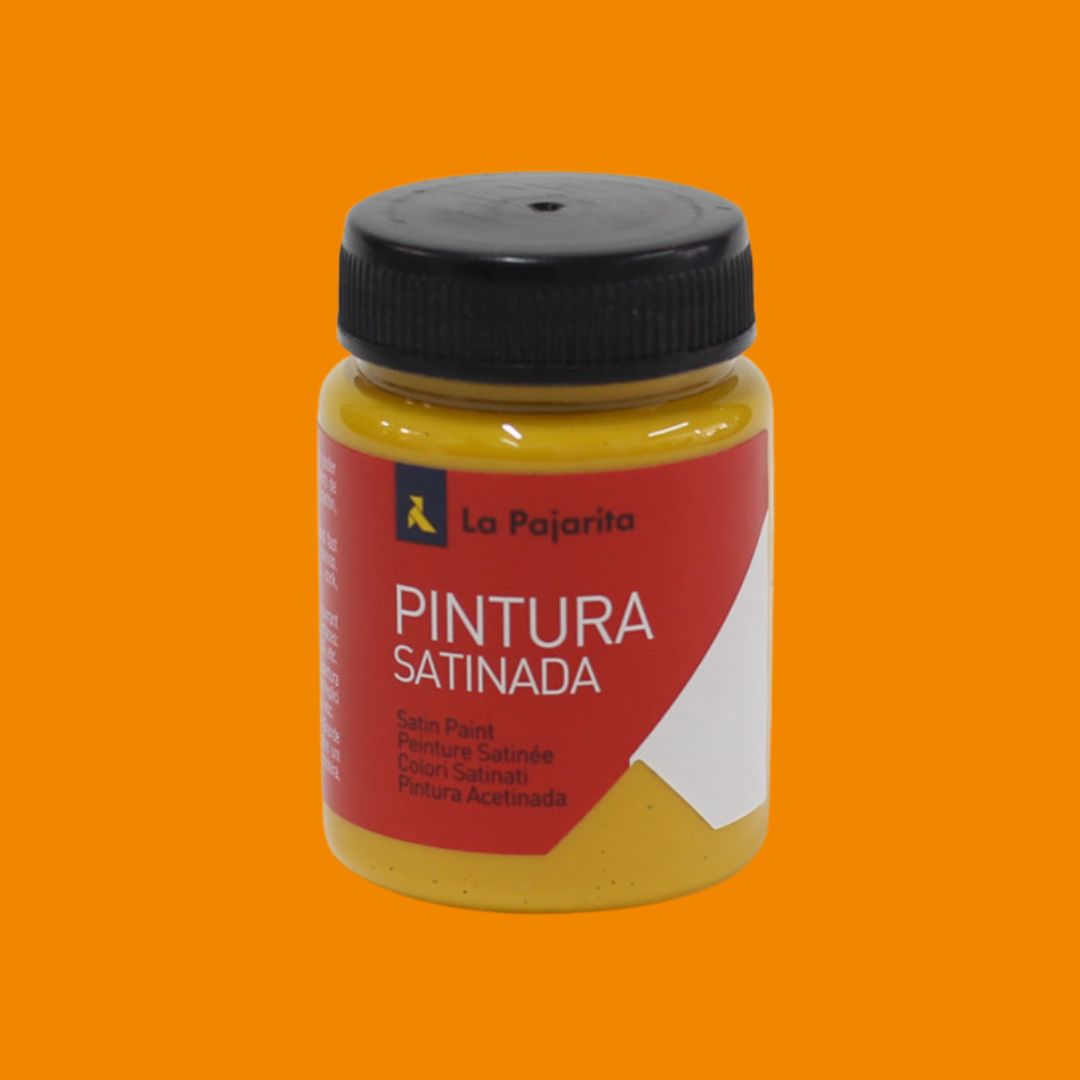 pintura setinada calabaza la pajarita