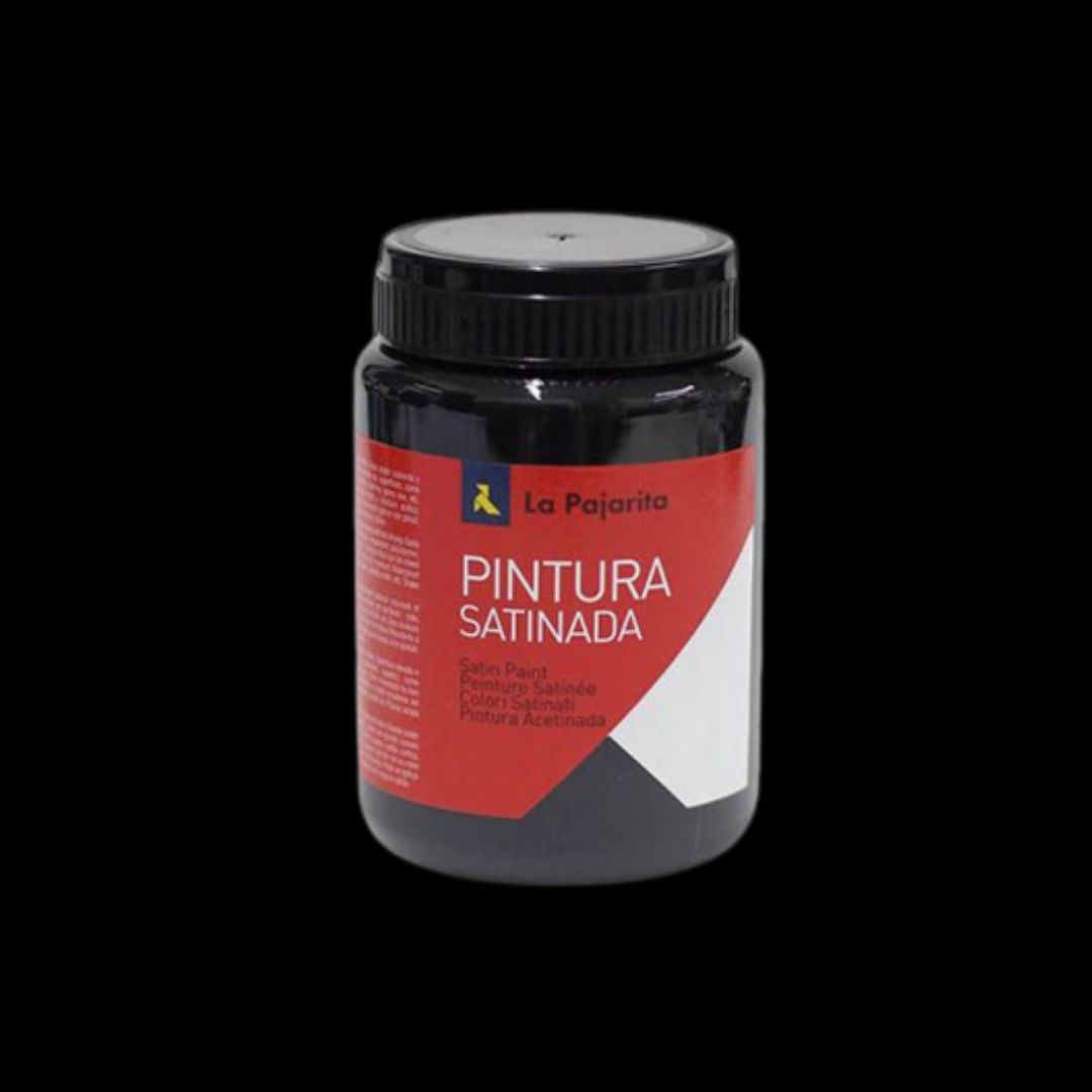 pintura setinada negro la pajarita