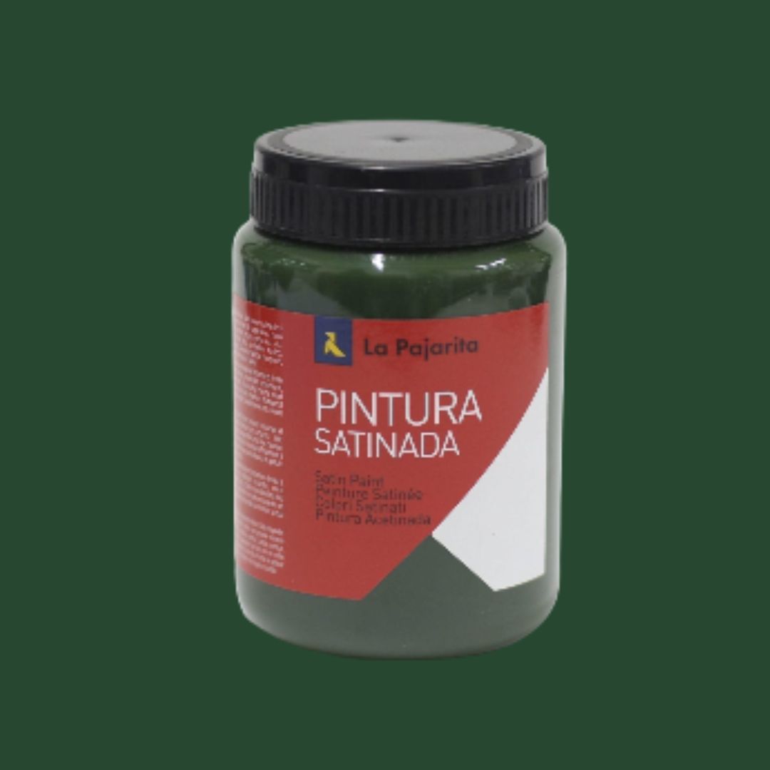 pintura setinada verde pino la pajarita