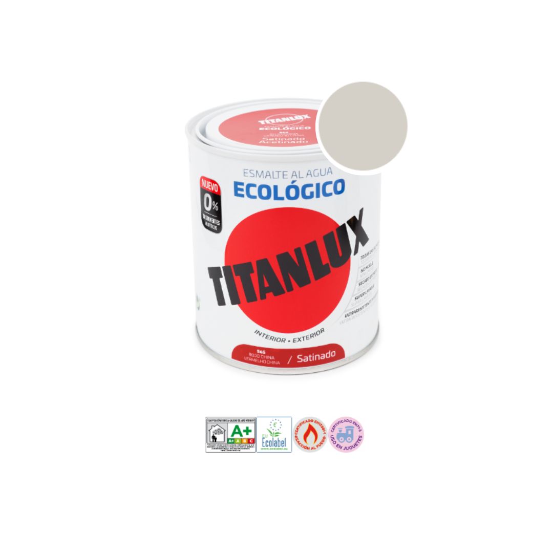 esmalte ecologico titanlux gris suave