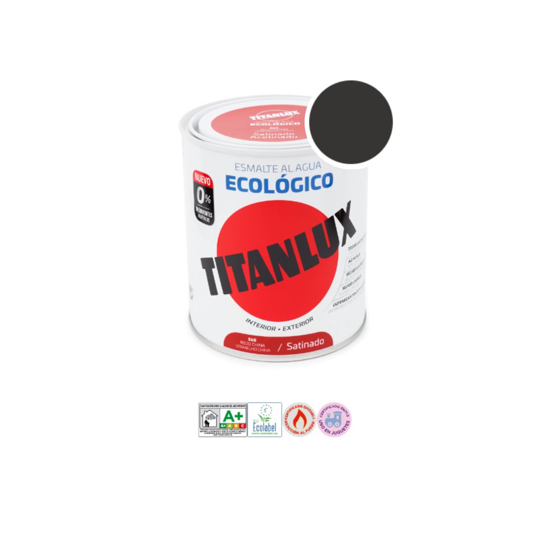 esmalte ecologico titanlux negro