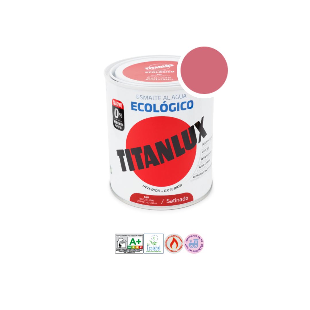 esmalte ecologico titanlux rojo coral