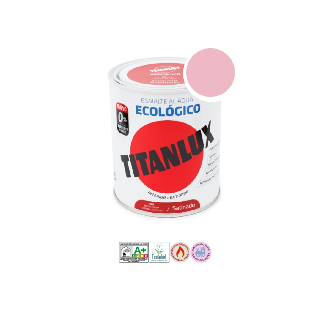 esmalte ecologico titanlux rosa flamingo