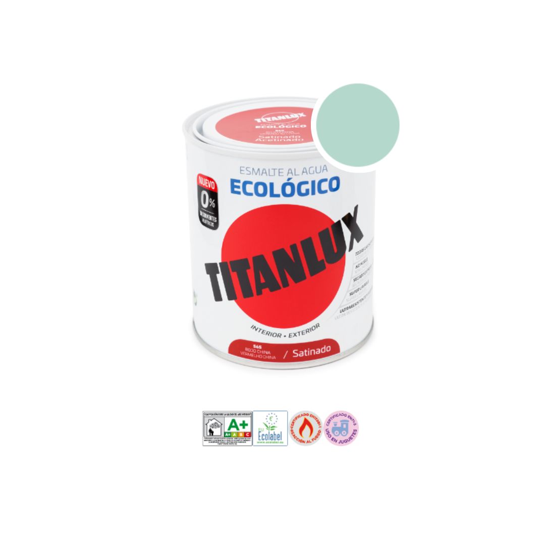 esmalte ecologico titanlux verde mint