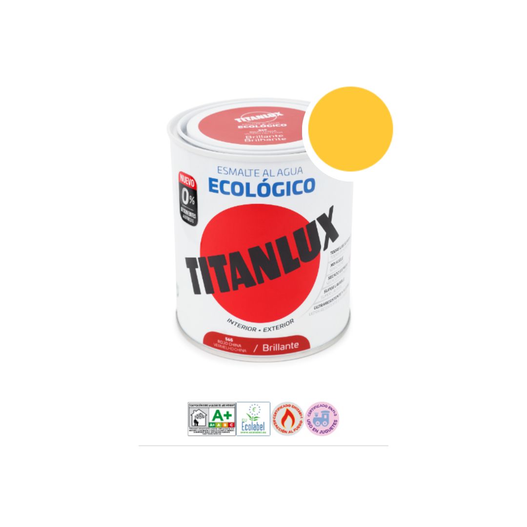 esmalte ecologico titanlux amarillo luminoso oller