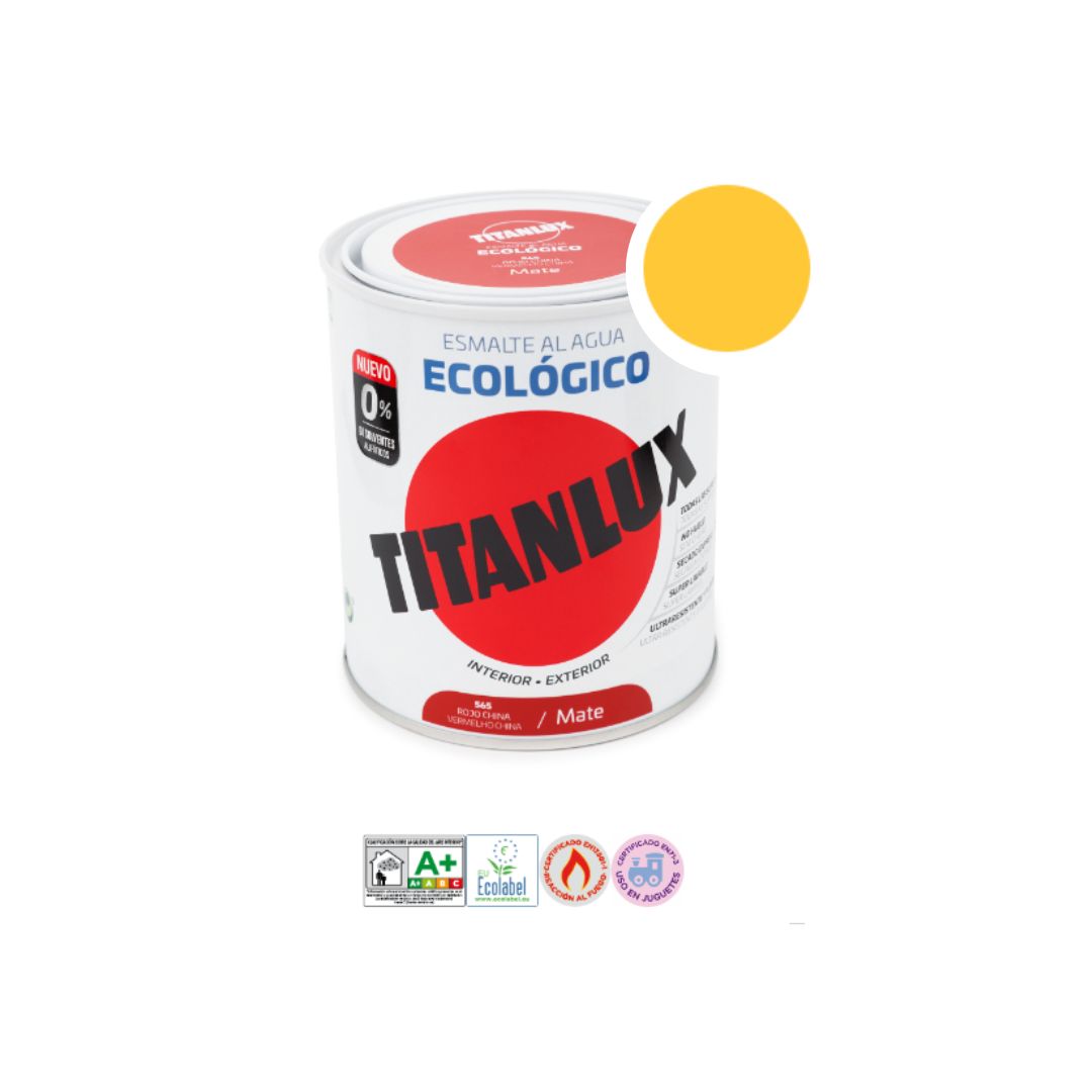 esmalte ecologico titanlux amarillo luminoso oller