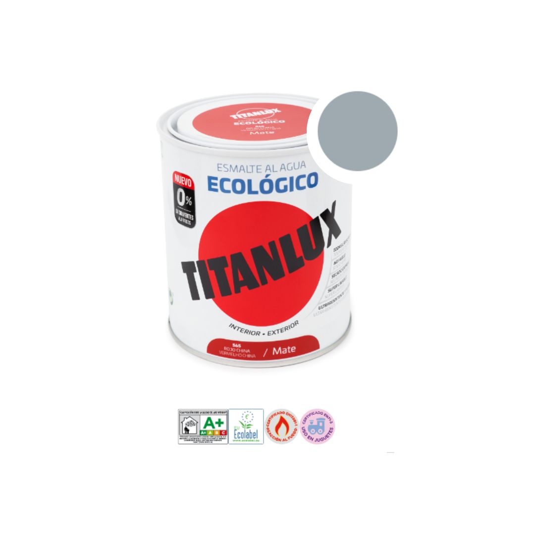 esmalte ecologico titanlux gris perla oller