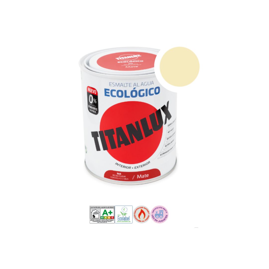 esmalte ecologico titanlux marfil oller