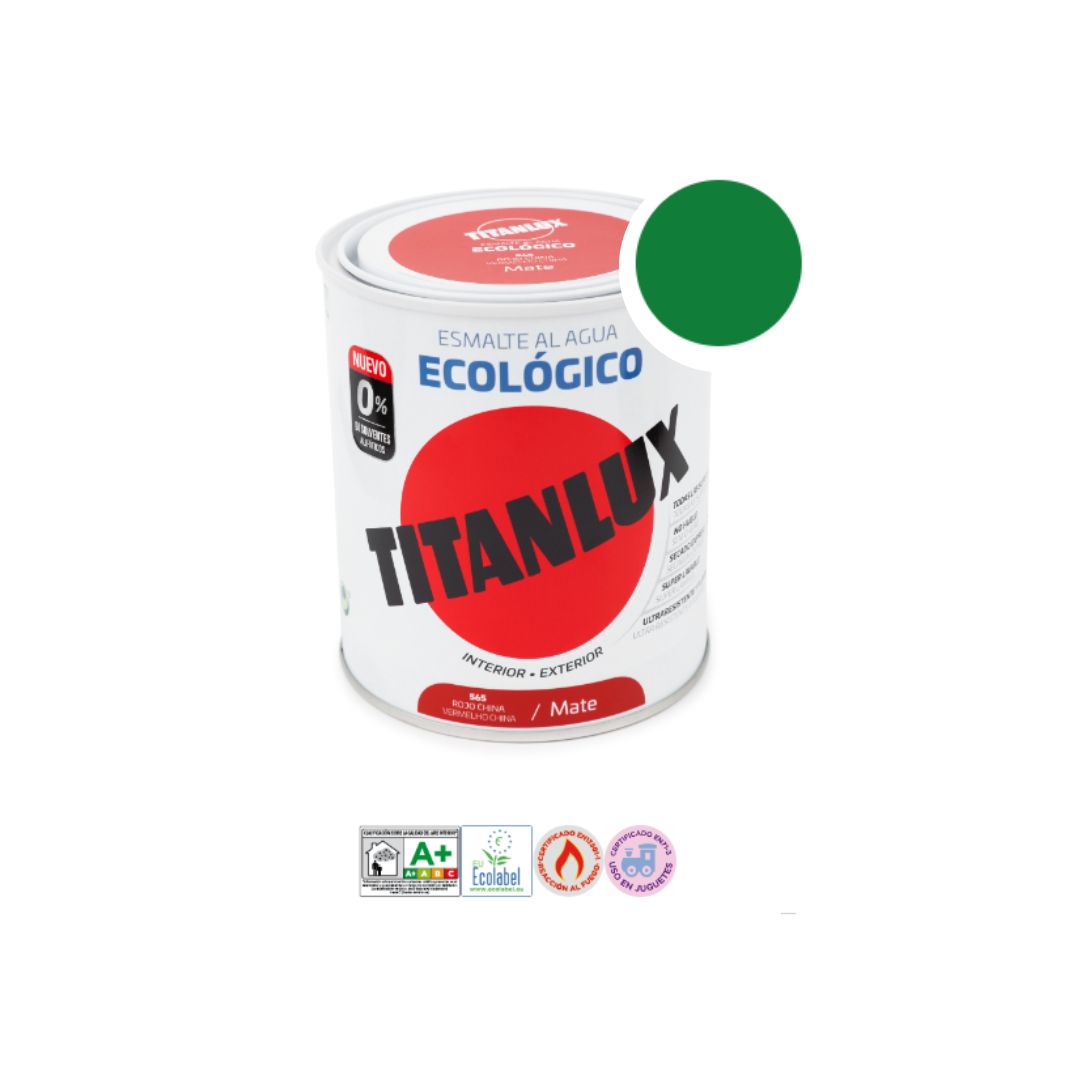 esmalte ecologico titanlux verde primavera oller