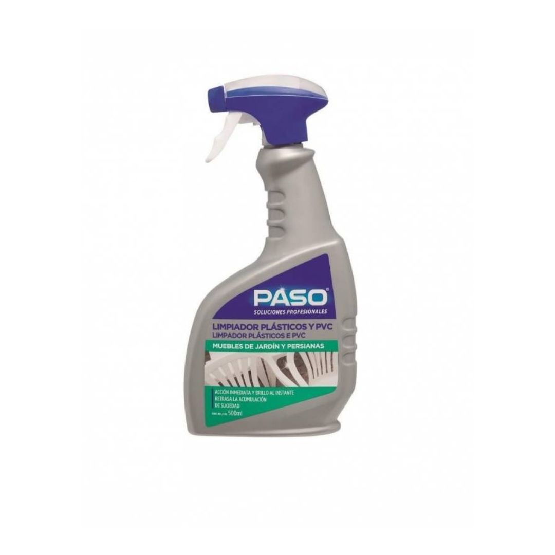 paso limpiador potente plastico pvc 500ml