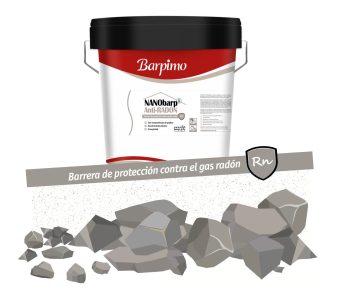 Nanobarp anti-Radó és un recobriment impermeabilitzant a base de nanopartícules de grafè que limiten la penetració del gas radó als habitatges