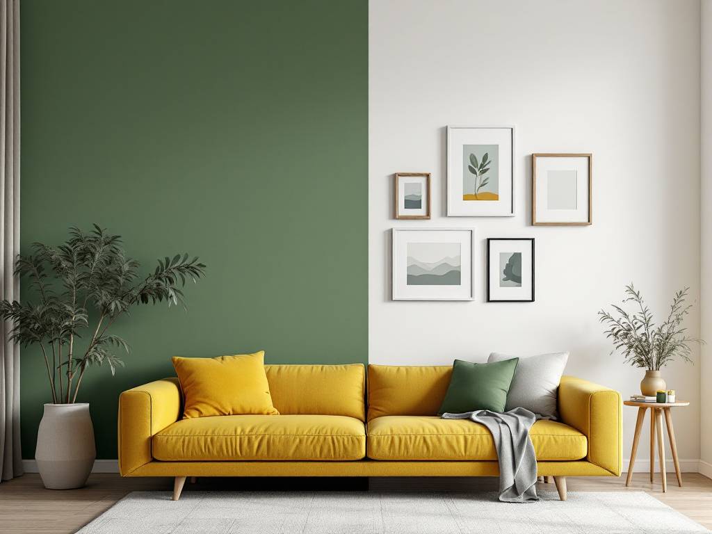 Contraste Blanco Tráfico RAL 9010 vs Verde Hierba RAL 6010