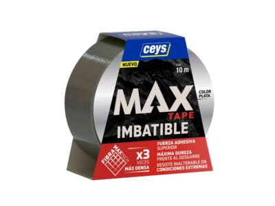 Ceys cinta max tape plata imbatible 10m x 48mm (cinta americana)