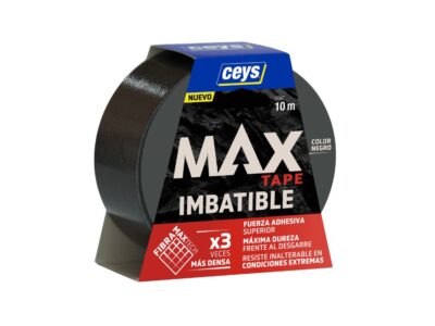 Ceys cinta max tape negra imbatible 10m x 48mm (cinta americana)