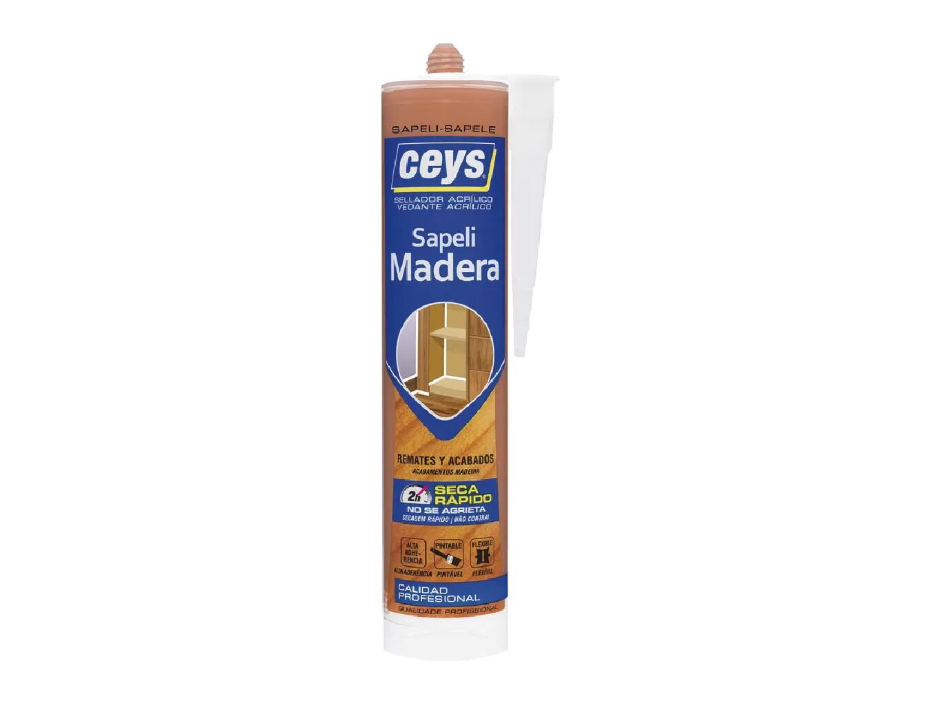 Ceys sellador para madera color sapeli 280ml