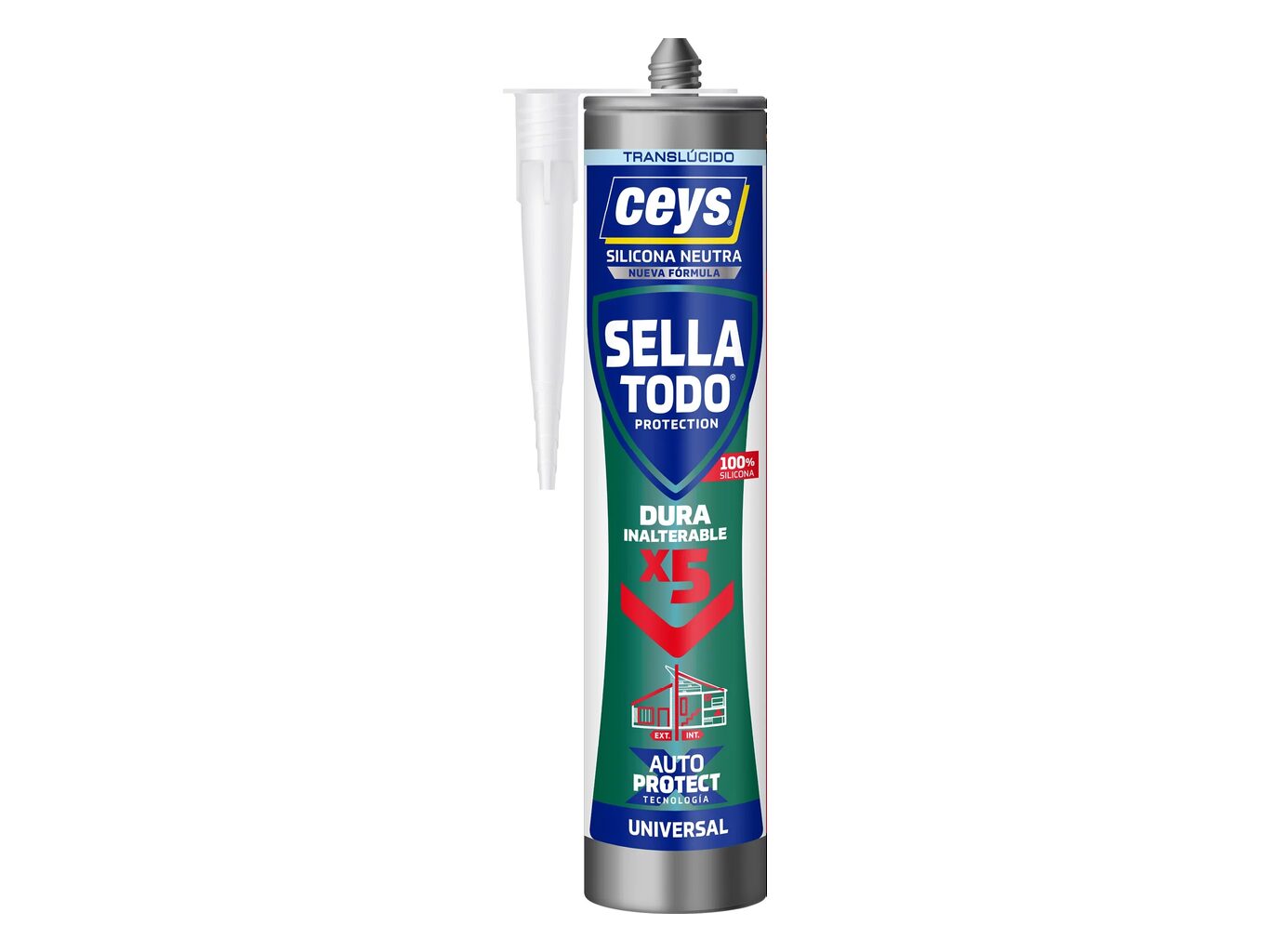 Ceys silicona neutra sellatodo color translucido 280ml